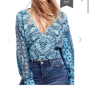 Free People Wild & Free Blouse medium